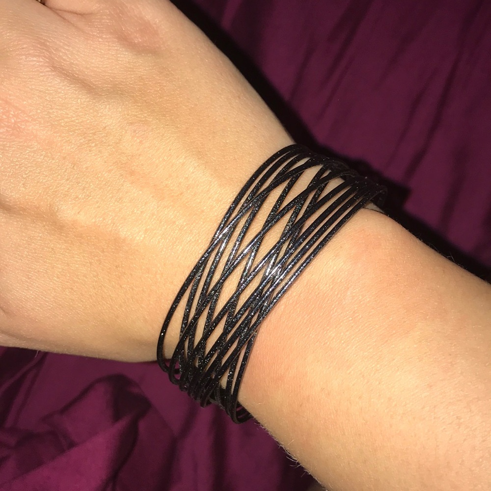 Black Wire Bracelet